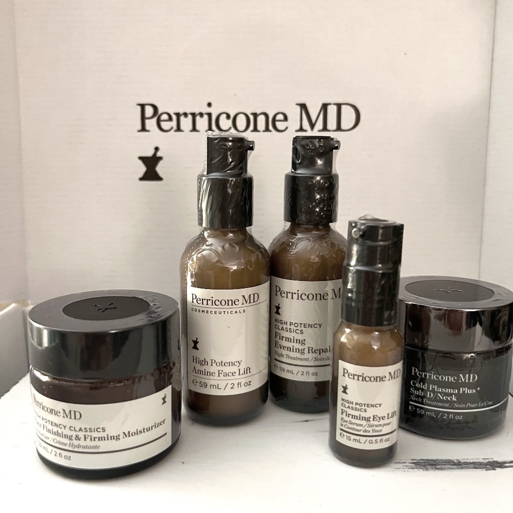 NEW Perricone MD Skincare Set 5-Full, Sealed Brand New Products Plasma & Potency